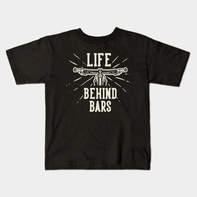 life behind the bars Kids T-Shirt by fabecco